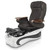 Gulfstream Pedicure Spa and Massage Chair LA FLEUR 4, Black 9620 with White