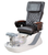 ANS Pedicure Chair, CYGNINI, white and gray base with P20B espresso chair