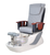 ANS Pedicure Chair, CYGNINI white and gray base with regis chair in gray 