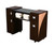 Deco Salon Manicure Table EDITA (A) Single, UV Cubby, back view