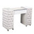 Deco Salon Manicure Table CRYSTALLI AUSSI (A) White on White