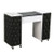 Deco Salon Manicure Table CRYSTALLI AUSSI (A) Black on White