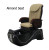 Deco Salon Pedicure Spa Chair WAVE black base almond chair