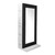 CRYSTALLI Large Mirror Styling Station white with black