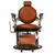 Deco Barber Chair, CHURCHILL vintage brown