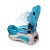 ANS Kids Pedicure Spa, Blue Mermaid, Side and Back View 