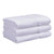 ERC Cotton Terry Bath Towels, 25X52, White 