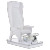  Whale Spa Pedicure Chair, Monarch, White 