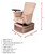 Belava Pipeless Pedicure Spa Chair, IMPACT dimensions