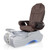 T-Spa Pedicure Chair, NEW BEGINNING, 3-D Galveston Throne chocolate