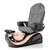 T-Spa Pedicure Chair, VESPA, Duo Tone with Gray Throne Chair
