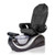 T-Spa Pedicure Chair, VESPA, Duo-Tone silver stripe with black chair