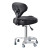 DIR Technician Stool, ZEN, Black, Back and Side View