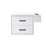 Deco Styling Station, AVIDA, Wall-Mount Cabinet white front view