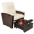 LEC No-Plumbing Tuck Away Pedicure Chair, MYSTIA with copper basin