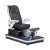 Whale Spa FELICITY Pedicure Chair, black base and chair and white arms