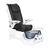 Whale Spa Pedicure Chair, ALDEN CRYSTAL, black, white, silver