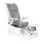 Whale Spa Pedicure Chair, ALDEN CRYSTAL gray, white, crystal