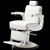 Takara Belmont Barber Chair, ELEGANCE 225 CLASSIC, White 
