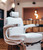 Takara Belmont Barber Chair, Elegance 225 Elite White, In a Salon