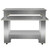 ANS Manicure Quick Dry Table, CLASSIC, Dual, Brushed Aluminum