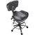 Comfort Soul LUXE Provider Chair, Slate, Top Front View 