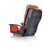 Alfalfa Massage Chair, REGIS ANS18, Cappuccino, Side and Back View