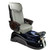 Mayakoba SIENA Pedicure Spa Chair, LX black base with gray chair