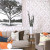 Deco Salon Furniture Décor, 3D Wall Panel - Clover on an accent wall