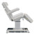 DIR Electric Podiatry Chair, VANIR, White, Side View with Recline