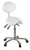 BEAUTY Esthetician Saddle Stool White