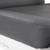 SOLACE Four Motor Single Column Facial Bed upholstery close up