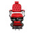 Deco Salon Furniture Barber Chair, REMINGTON, Red, front view