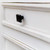 Deco Salon Furniture Styling Station, VOLTAIRE, Distressed White closeup