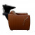 Deco Salon Furniture Shampoo Chair Backwash Station, CHRISTINE vintage brown  side view