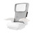 ANS-P20 Pedicure Massage Chair Backrest, Gray Alfalfa Nail Supply, Inc.