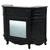 REVIVAL Vintage Reception Desk with LED, Black