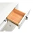 REVIVAL Vintage Reception Desk with LED, locking drawer