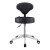 DIR Medical Technician Stool, Black, Front View