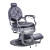 DIR Barber Chair, VANQUISH, Black, Brushed