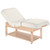 Sedona Clinical Treatment Table, Flat with Shelf base, Vanilla Creme