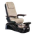 Whale Spa VICTORIA III Pedicure Spa Chair with Human Touch™ Massage, khaki with black base