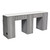 Whale Spa Manicure Table Tempo Collection Double NM906, Gray