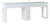 Whale Spa Manicure Table, Valentino Lux, Double, White