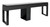 Whale Spa Manicure Table, Valentino Lux, Double, Black