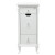 DIR Styling Station Cabinet, FLORENCE, White, Front View