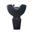 Wall-Mounted Pivoting Ceramic Shampoo Bowl front view
