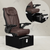 Whale Spa Pure II Portable Pedicure Spa Chair - showing the chair base open and closed