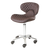 Whale Spa Lexi Diamond Manicure Nail Technician Stool, Chocolate