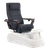 Whale Spa Eve AirWave Pedicure Spa Chair with Heat Therapy black with white base